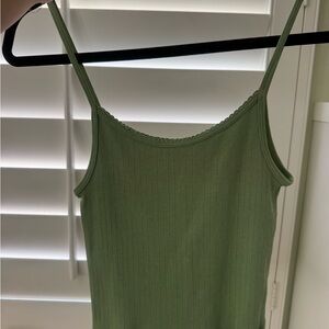 Brandy Melville green tank top